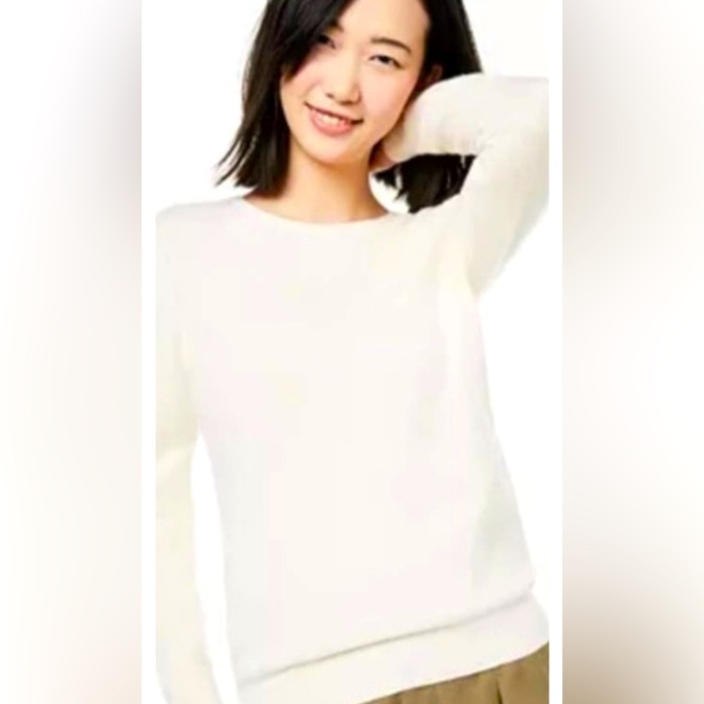 Cashmere Charter Club Luxury Sold Out Ivory color CASHMERE 100%